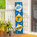 St Louis Blues 2025 46" Double Sided Leaner, Christmas