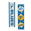 St Louis Blues 2025 46" Double Sided Leaner, Christmas