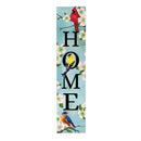Pollinator Garden Decor, Porch Leaner, Birds, 10.75" L x 46" H