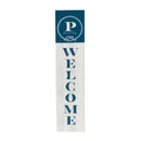 Coastal Porch Leaner Nautical Monogram 46" P P