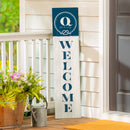 Coastal Porch Leaner Nautical Monogram 46" Q Q