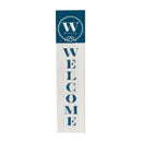Coastal Porch Leaner Nautical Monogram 46" W W