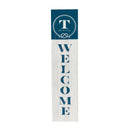 Coastal Porch Leaner Nautical Monogram 46" T T