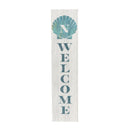 Coastal Porch Leaner Shell Monogram 46" N N