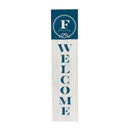Coastal Porch Leaner Nautical Monogram 46" F F