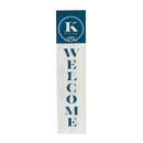 Coastal Porch Leaner Nautical Monogram 46" K K