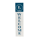 Coastal Porch Leaner Nautical Monogram 46" L L