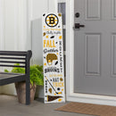 Boston Bruins 2025 Fall Seasonal Double Sided Large Leaner, 46"