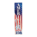 Red White & Bloom Porch Leaner, America The Beautiful, 46"H