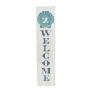 Coastal Porch Leaner Shell Monogram 46" Z Z