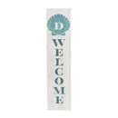 Coastal Porch Leaner Shell Monogram 46" D D