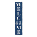 Coastal Porch Leaner Welcome Crab 46" H