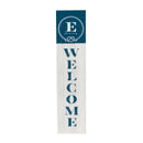 Coastal Porch Leaner Nautical Monogram 46" E E