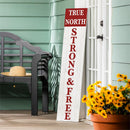 Canada Strong True North Porch Leaner, Strong & Free, 46" H