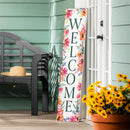 Pastels of Nature Porch Leaner, "Welcome", 46"H