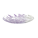 Cottage Garden Plate Glass Salad Plate, Lavender, 8.25"