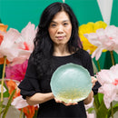 VivaStyle Plate, Glass Salad Plate, Tree, 9.7" D