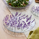 Cottage Garden Plate Glass Dinner Plate, Lavender, 11"
