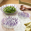 Cottage Garden Plate Glass Dinner Plate, Lavender, 11"
