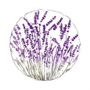 Cottage Garden Plate Glass Dinner Plate, Lavender, 11"