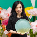 VivaStyle Plate, Glass Dinner Plate, Tree, 11.4" D