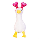 Valentine's Day Plush, Goose with Headband, 10", Asst of 2