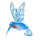 Cottage Garden Plant Support & Accessories, Metal and Glass Hummingbird, 4 Asst