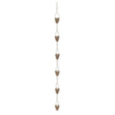 VivaStyle Rain Chain, Gold Metal Basket Rain Chain, 72" H