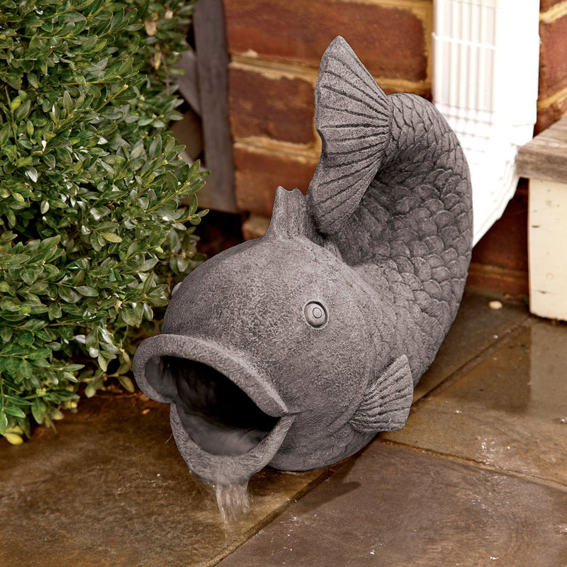 Resin Fish Decorative Downspout cover,rg6204