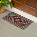 Southwest Pueblo PVC Trapper Mat, Aztec, 28"x16"