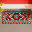 Southwest Pueblo PVC Trapper Mat, Aztec, 28"x16"
