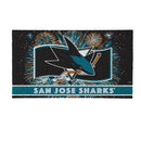 San Jose Sharks Patriotic PVC Mat, 28"x16"