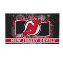 New Jersey Devils Patriotic PVC Mat, 28"x16"
