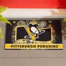 Pittsburgh Penguins Patriotic PVC Mat, 28"x16"