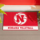 University of Nebraska Volleyball PVC Mat, 28"x16"