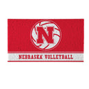 University of Nebraska Volleyball PVC Mat, 28"x16"