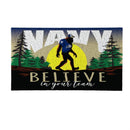 US Naval Academy Bigfoot PVC Mat, 28"x16"