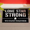 Hearts in Action for Texas PVC Trapper Mat "Lone Star Strong"