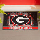 University of Georgia Patriotic PVC Mat, 28"x16"