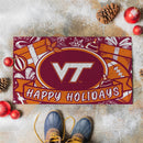 Virginia Tech Holiday PVC Mat, 28"x16"