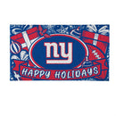 New York Giants Holiday PVC Mat, 28"x16"