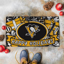 Pittsburgh Penguins Holiday PVC Mat, 28"x16"
