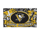 Pittsburgh Penguins Holiday PVC Mat, 28"x16"