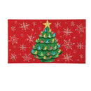 Twas The Night Nostalgia Christmas Tree PVC Trapper Mat, 28"x16"