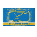 St Louis Blues Patriotic PVC Mat, 28"x16"