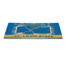 St Louis Blues Patriotic PVC Mat, 28"x16"
