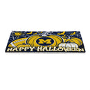 University Of Michigan Halloween PVC Mat, 28"x16"