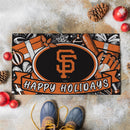 San Francisco Giants Holiday PVC Mat, 28"x16"