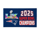 New England Patriots, Super Bowl 60, Champions, Turf Mat, Color, 28"x 16"