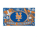 New York Mets Holiday PVC Mat, 28"x16"